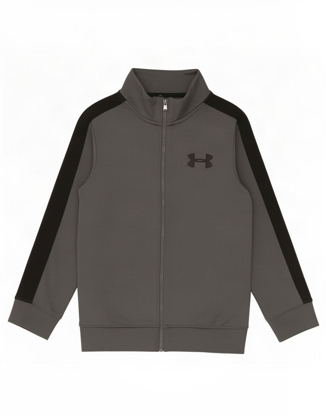 Under Armour Boys Tracksuit Top Jacket 7-8 anos pequeno cinza colorblock