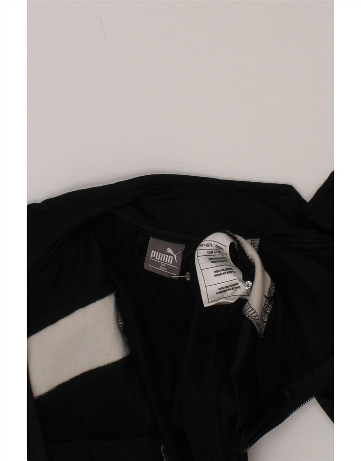 Jaqueta Puma Baby Boys Treino Top 9-12 Meses Preto Colorblock Poliéster