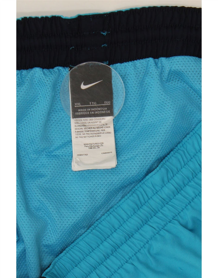 Shorts esportivos masculinos NIKE 2XL poliéster azul