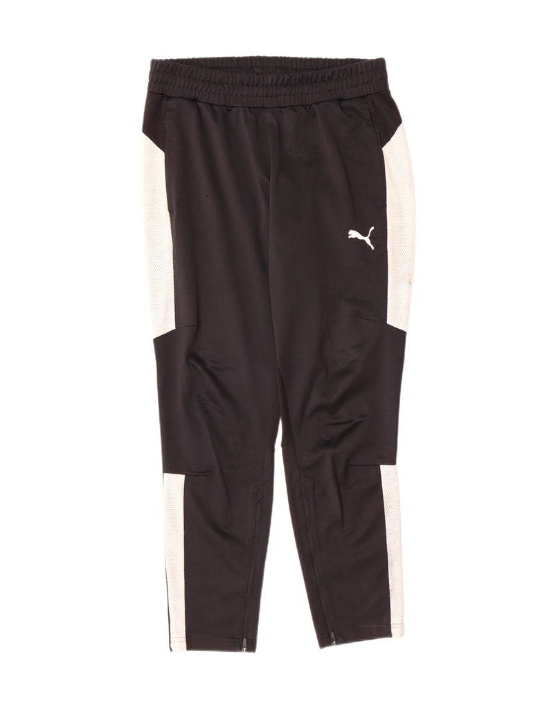 PUMA Mens Tracksuit Trousers Large  Black Colourblock Polyester Vintage Puma and Second-Hand Puma from Messina Hembry 