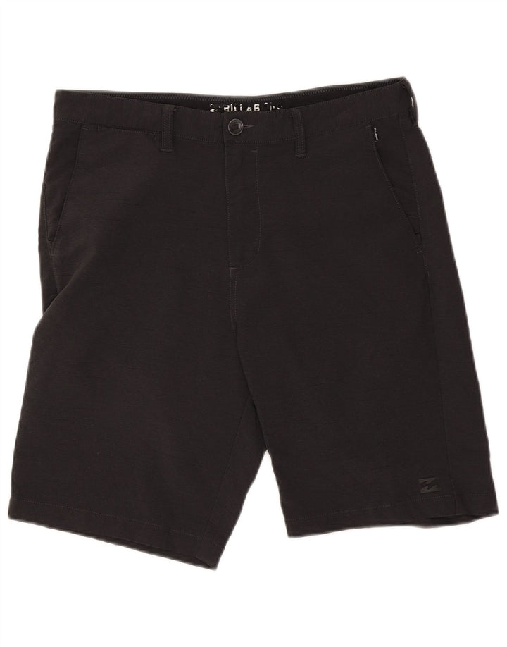 Billabong Mens Chino Shorts W33 Grande Poliéster Preto