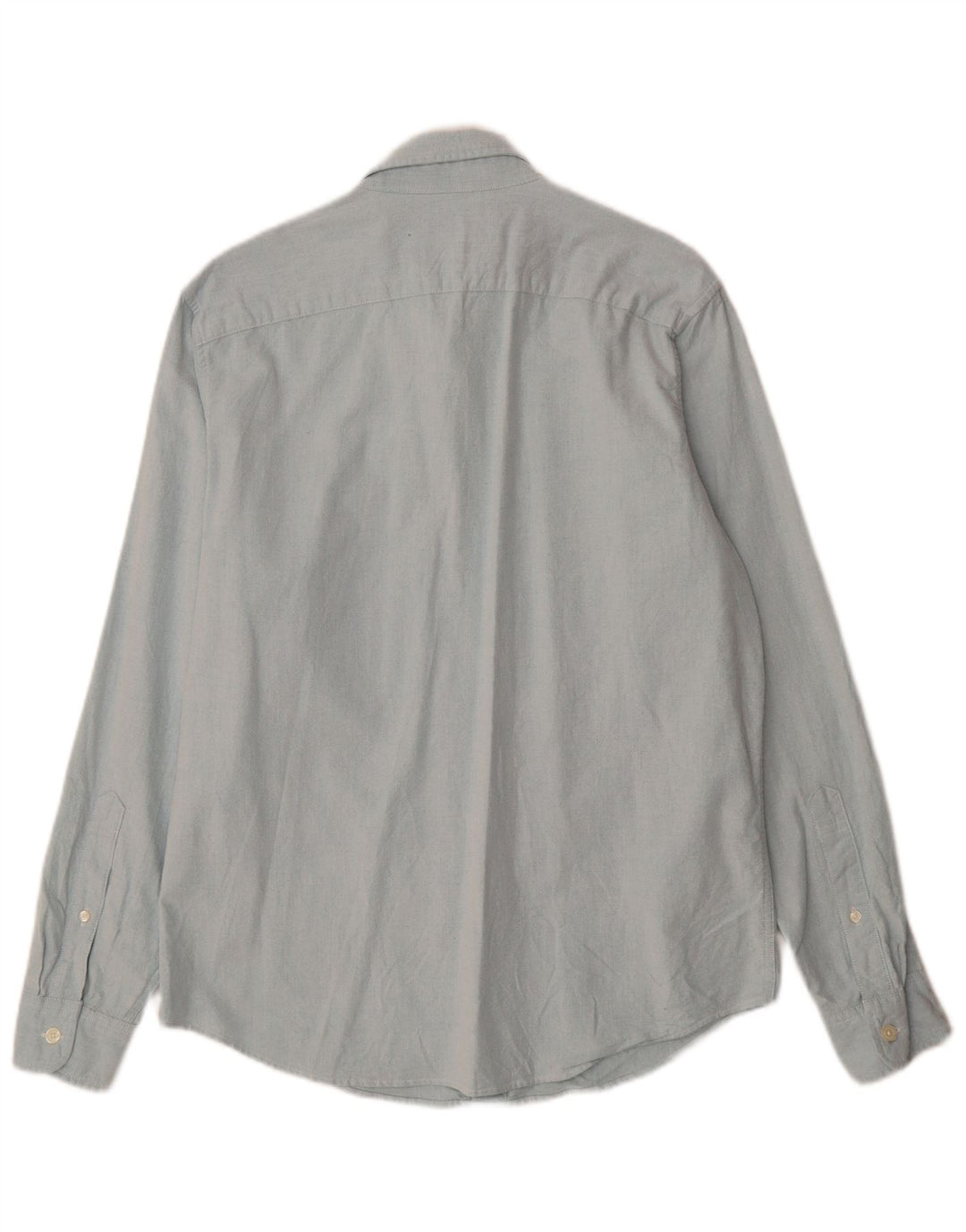 Camisa elástica masculina Abercrombie & Fitch grande algodão azul
