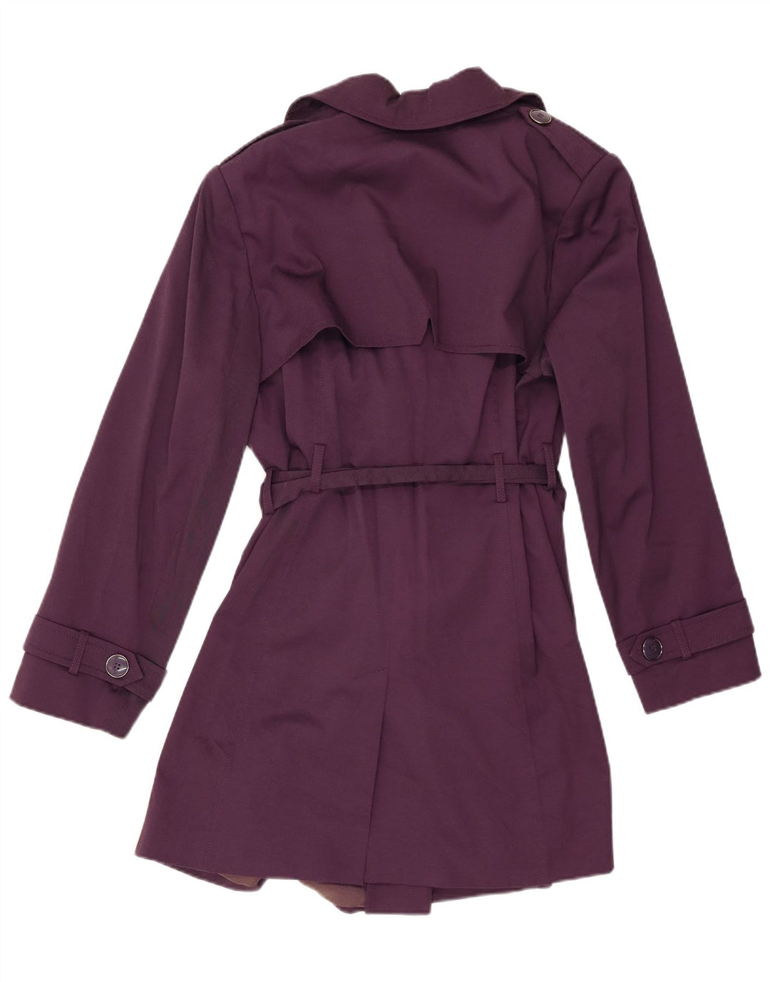 Casaco impermeável feminino Marks & Spencer Reino Unido 18 XL roxo poliéster