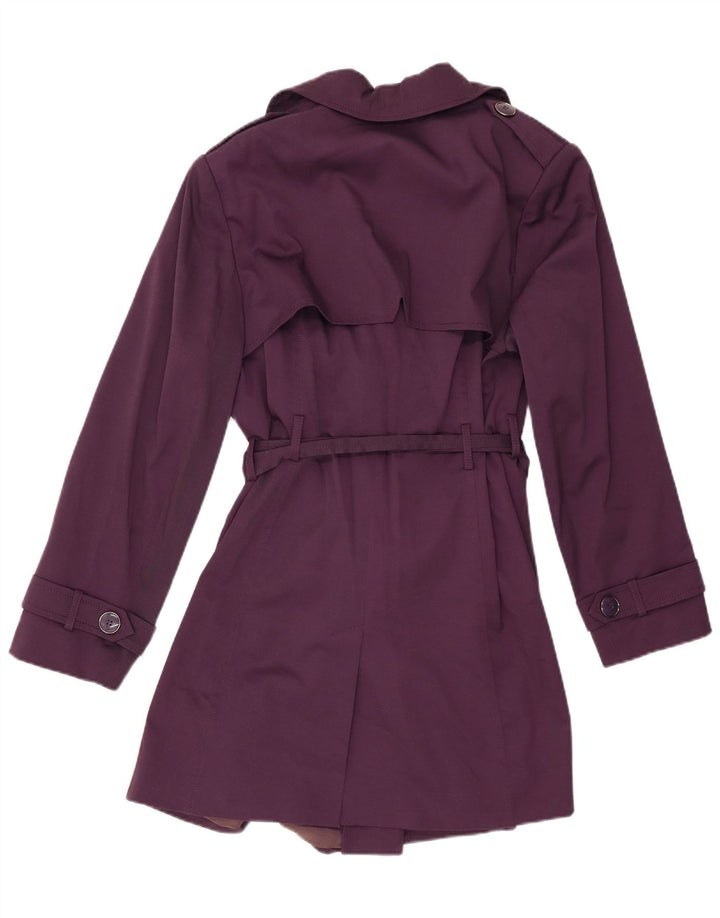 Casaco impermeável feminino Marks & Spencer Reino Unido 18 XL roxo poliéster