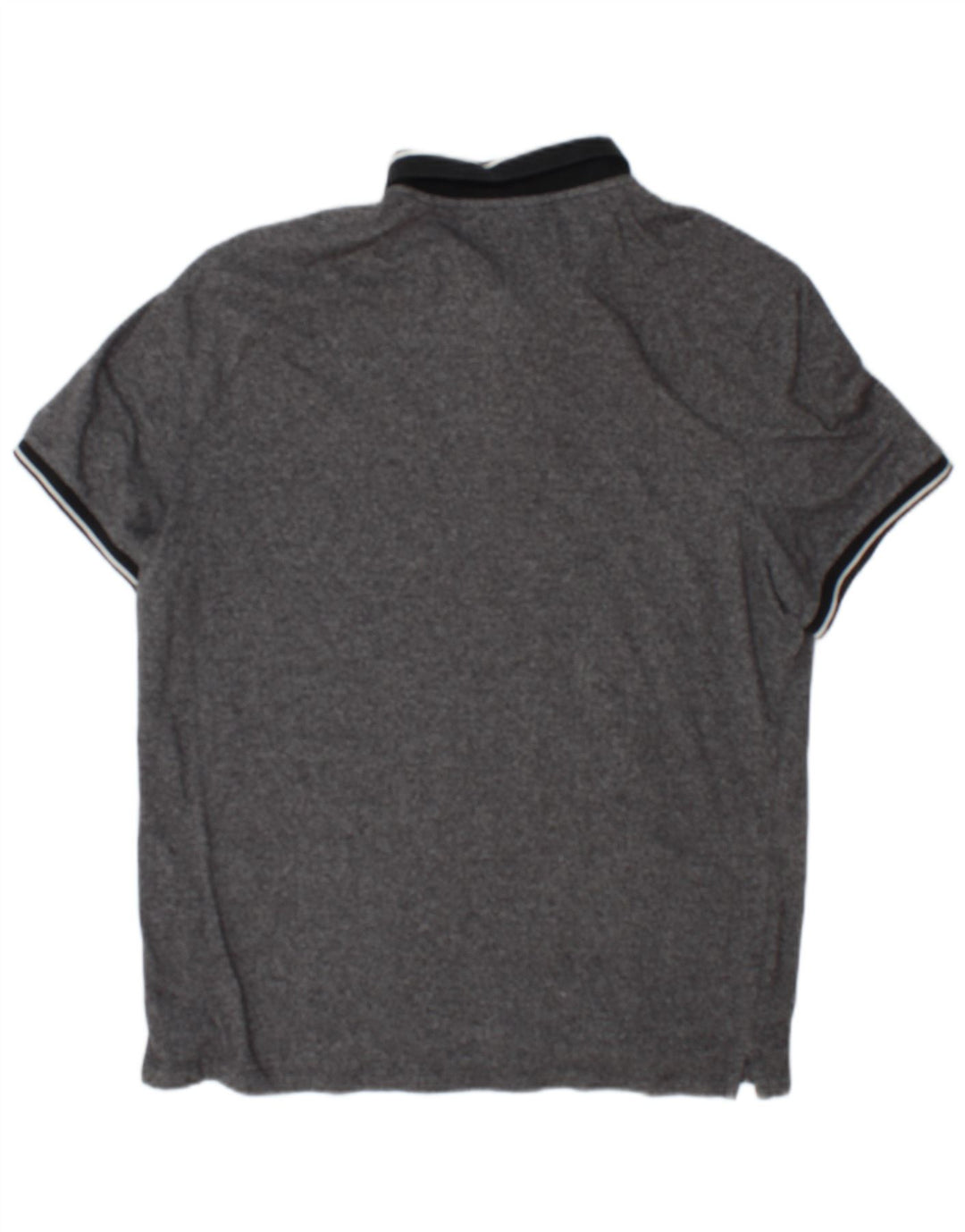 Camisa polo masculina Michael Kors grande cinza manchada