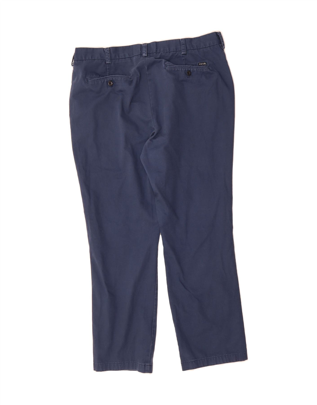 IZOD Mens Straight Chino Trousers W36 L30 Blue Cotton Vintage Izod and Second-Hand Izod from Messina Hembry 