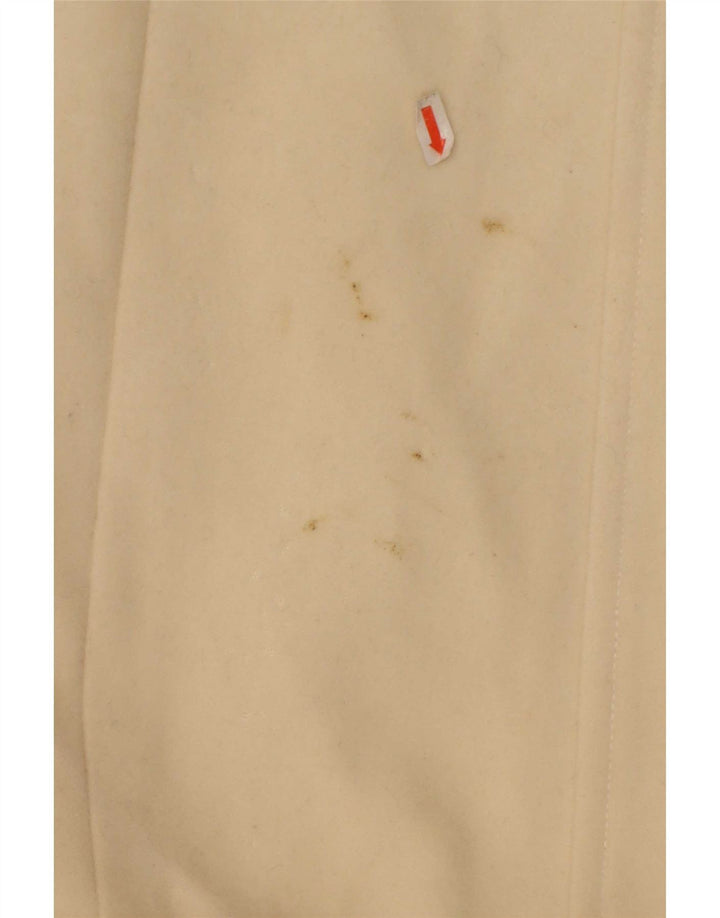 Sobretudo feminino Zara UK 10 pequena lã bege