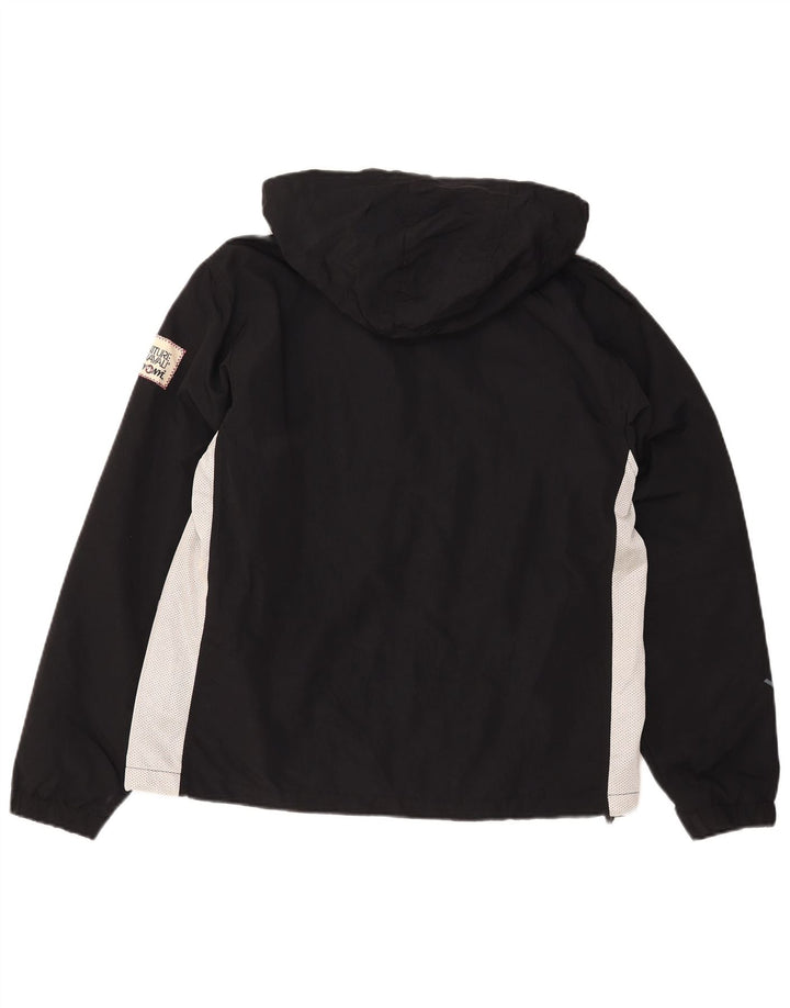 Jaqueta de chuva masculina Murphy & Nye Loose Fit Graphic Reino Unido 36 pequena preta