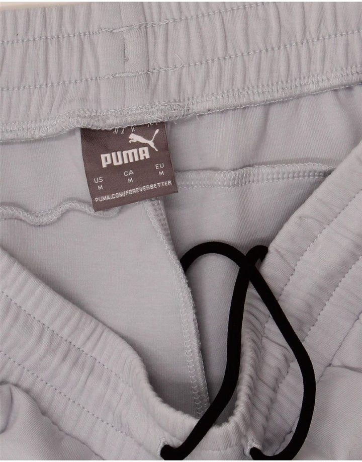Calça de treino masculina Puma Joggers médio azul algodão