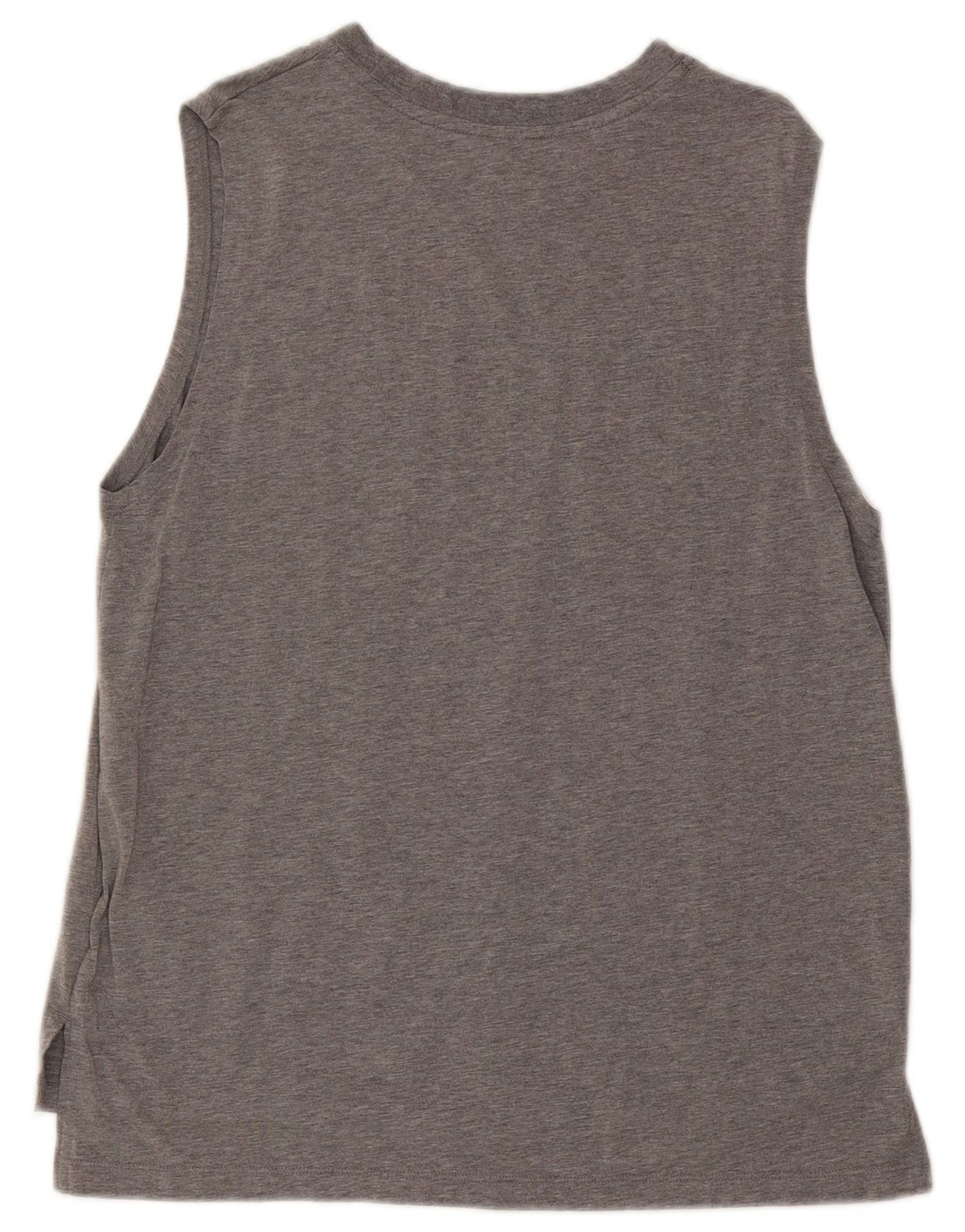 Colete gráfico Nike masculino Top cinza médio algodão manchado