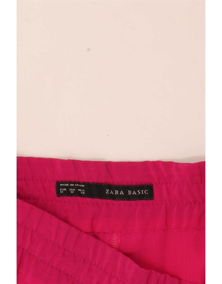 Calça feminina casual slim Zara médio W28 L27 rosa