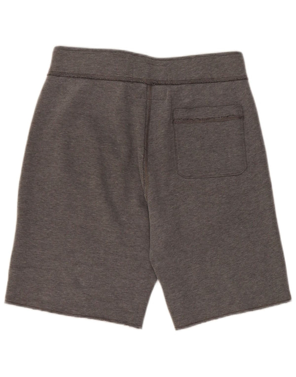 Shorts esportivos gráficos masculinos Hollister XS algodão cinza