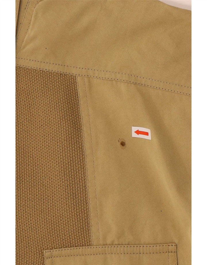 Jaqueta bomber masculina vintage IT 52 XL bege Colourblock