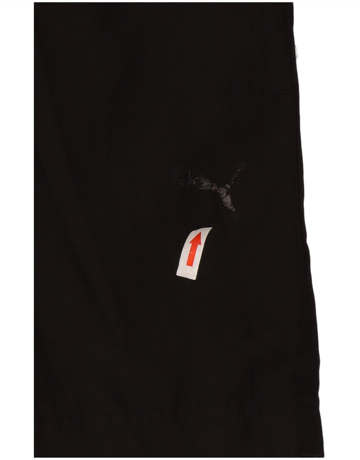 Shorts esportivos masculinos Puma médio preto poliéster