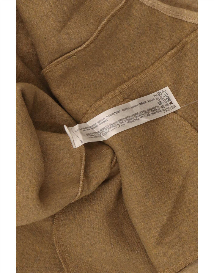 Jaqueta utilitária feminina Zara UK 6 XS poliéster bege