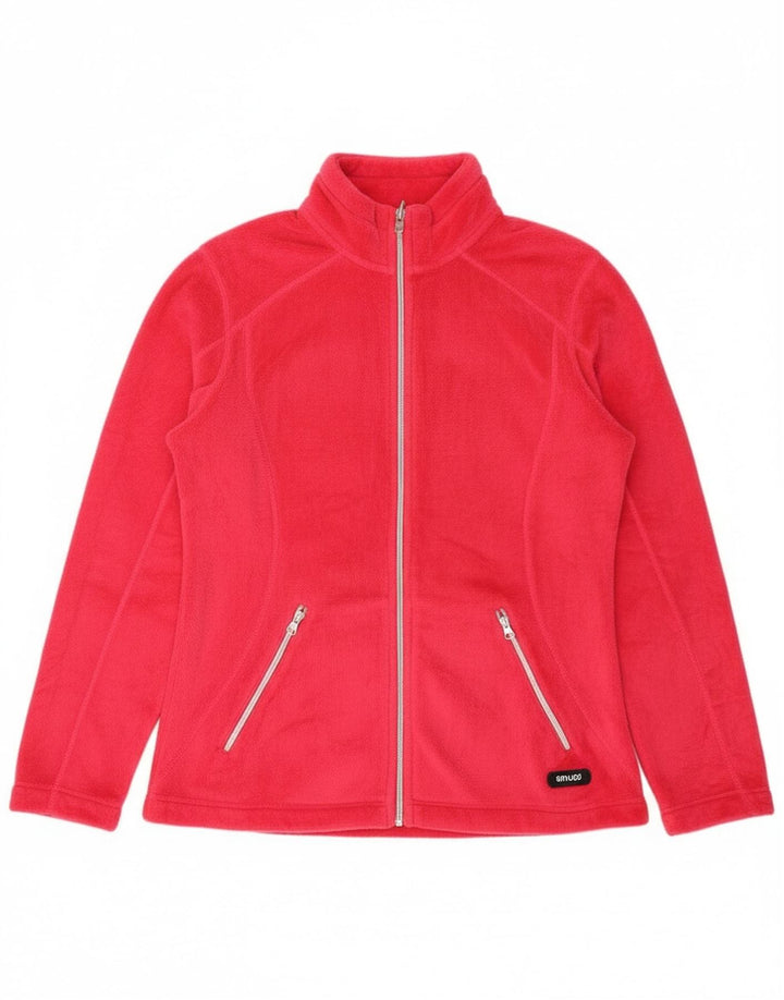 Jaqueta de lã feminina Brugi UK 18 XL poliéster rosa