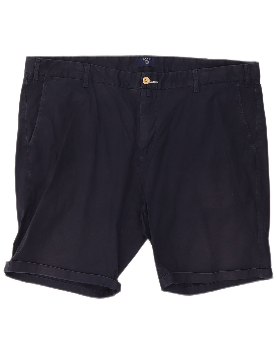 Gant Mens Chino Shorts W42 2XL Algodão Azul Marinho