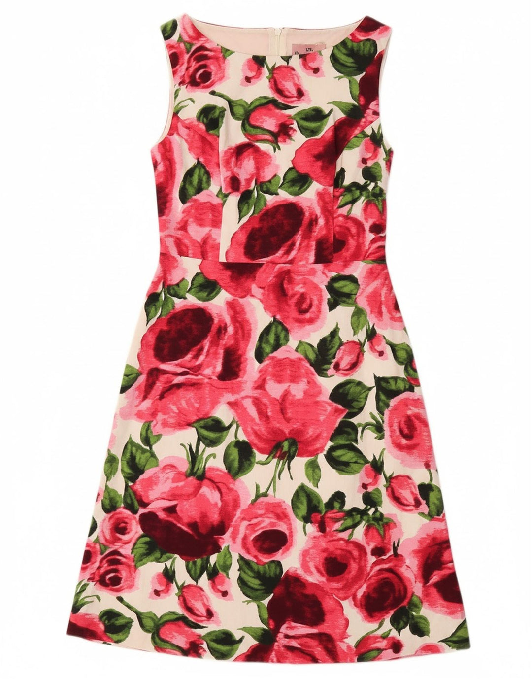 FASE EIGHT Vestido feminino linha A UK 10 pequeno floral multicolorido