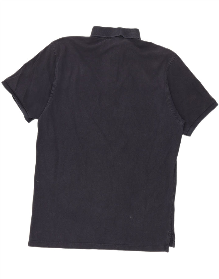 Camisa polo masculina Gant XL azul marinho algodão
