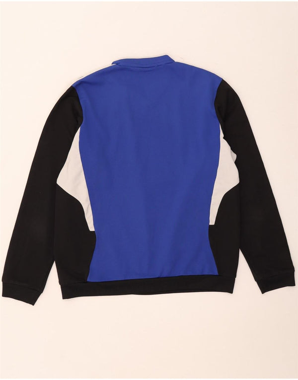 Adidas Masculino Climawarm Suéter Jumper UK 44/46 Grande Azul Colorblock