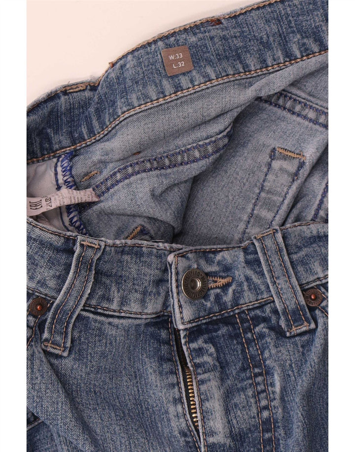 Mustang feminino Tramper Slim Jeans W33 L32 algodão azul