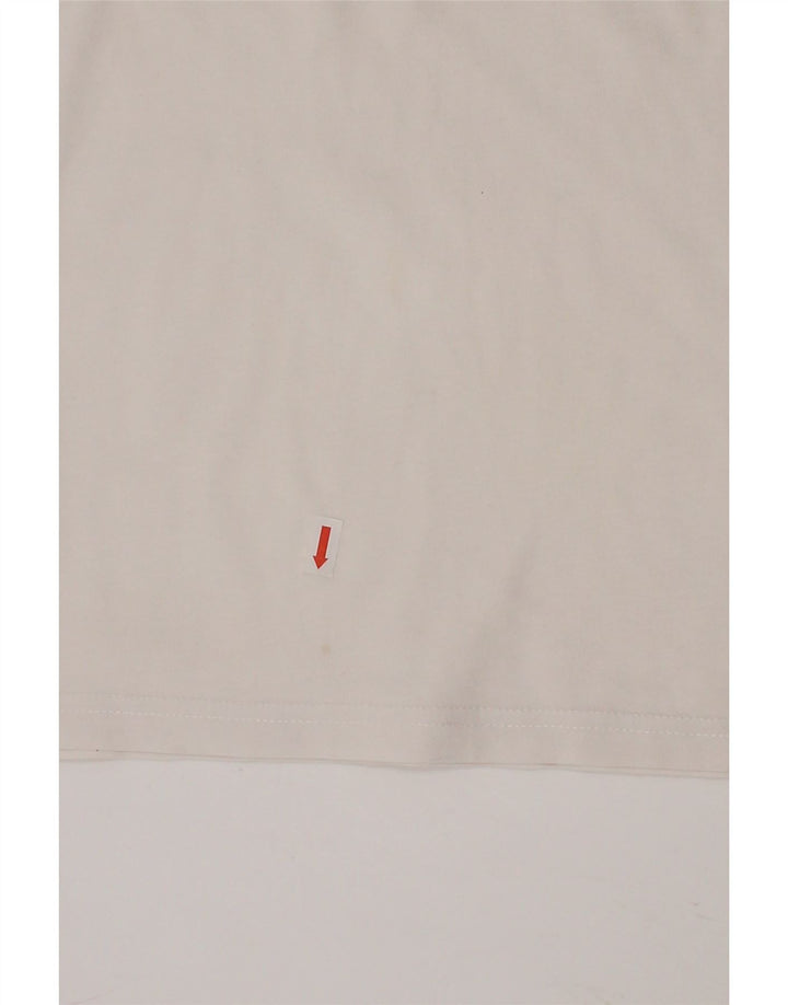 ELLESSE Boys Heritage Graphic T-Shirt Top 9-10 Years White Cotton Vintage Ellesse and Second-Hand Ellesse from Messina Hembry 
