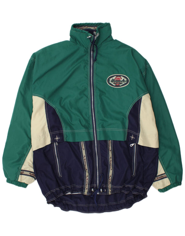 Poliéster verde Colorblock do revestimento superior do fato de treino dos homens de Killtec XL