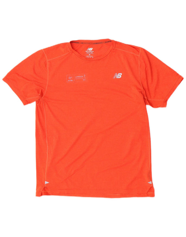 Camiseta masculina New Balance laranja médio