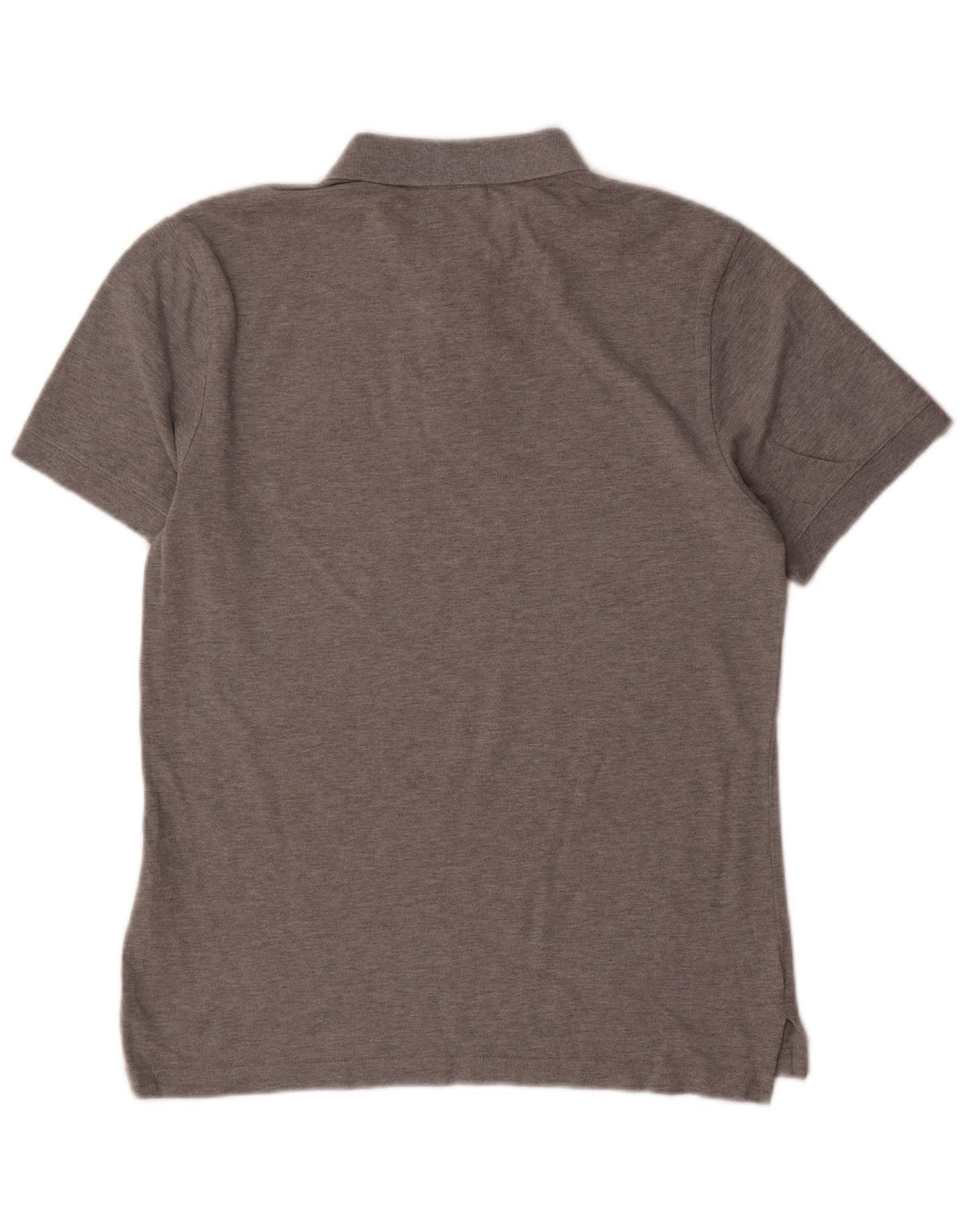 Camisa polo masculina Nike de manga curta regular fit pequena cinza algodão