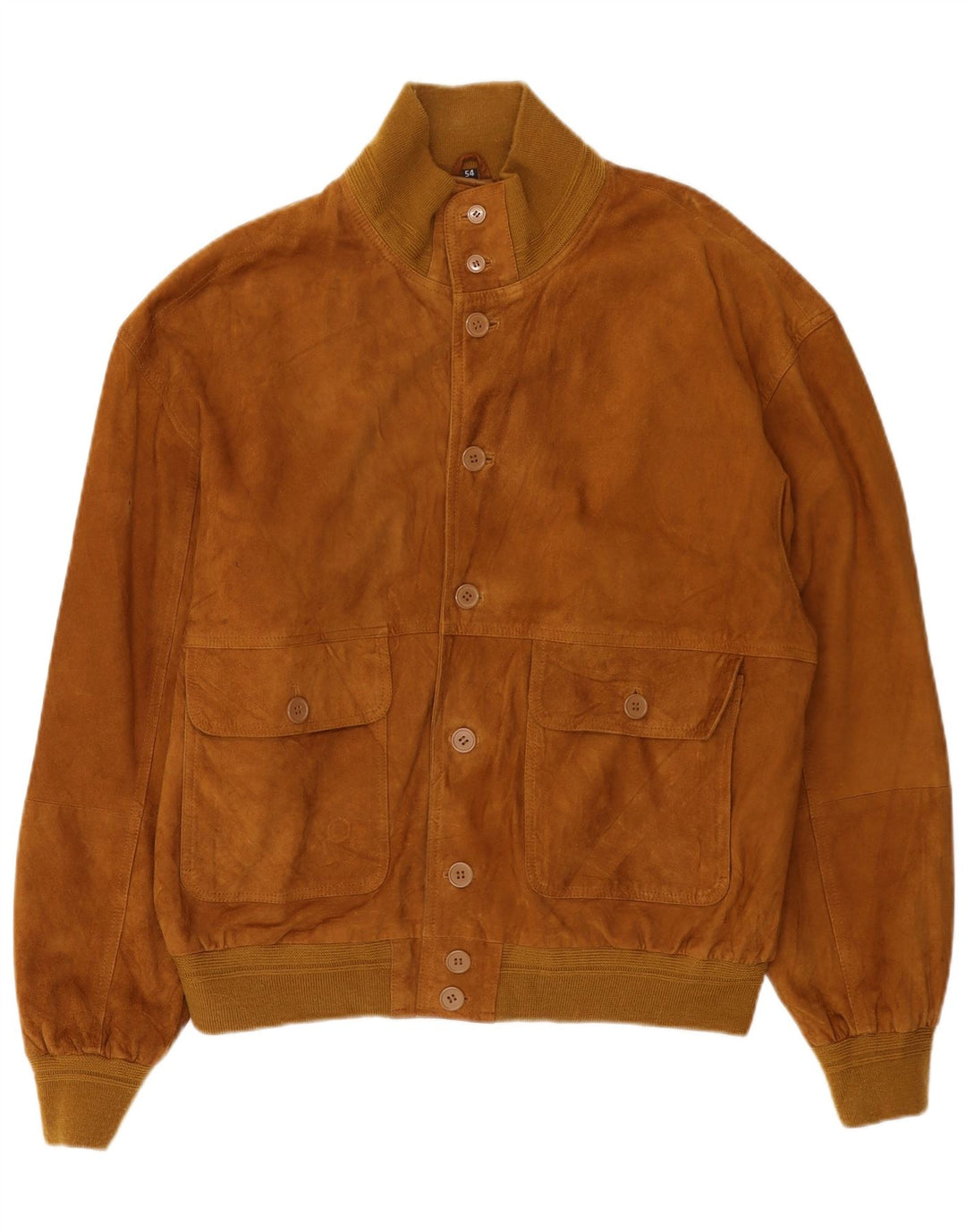 Jaqueta bomber masculina de camurça Conbipel IT 54 XL couro marrom
