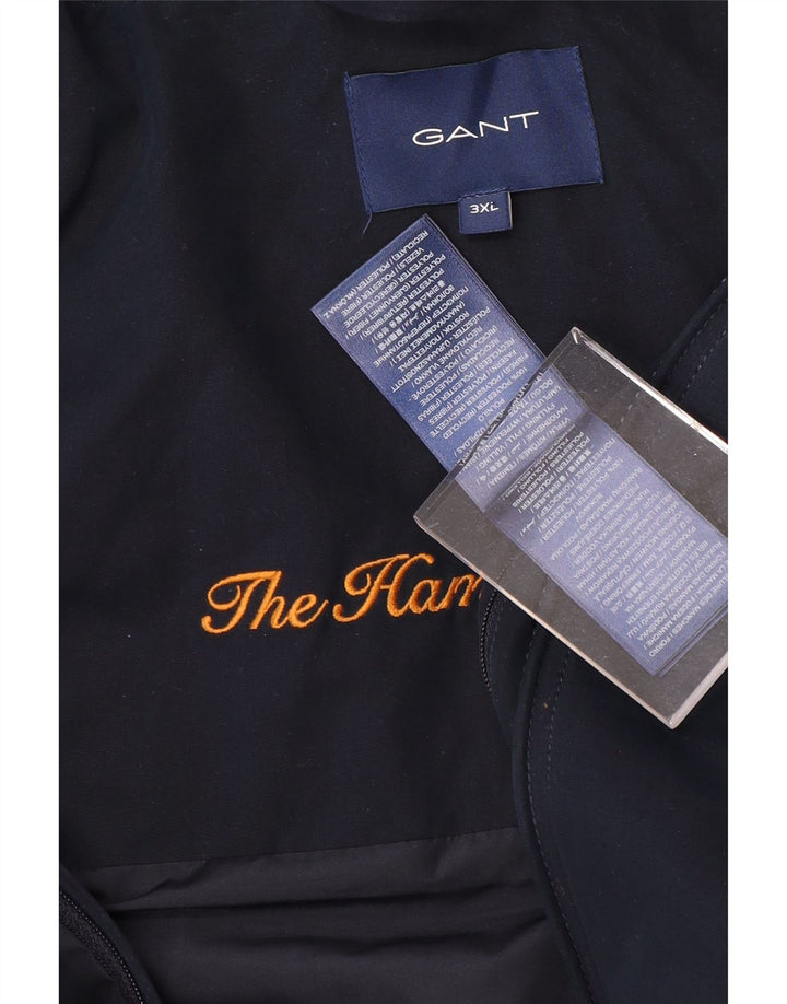 Jaqueta bomber masculina GANT UK 46 3XL poliéster azul marinho