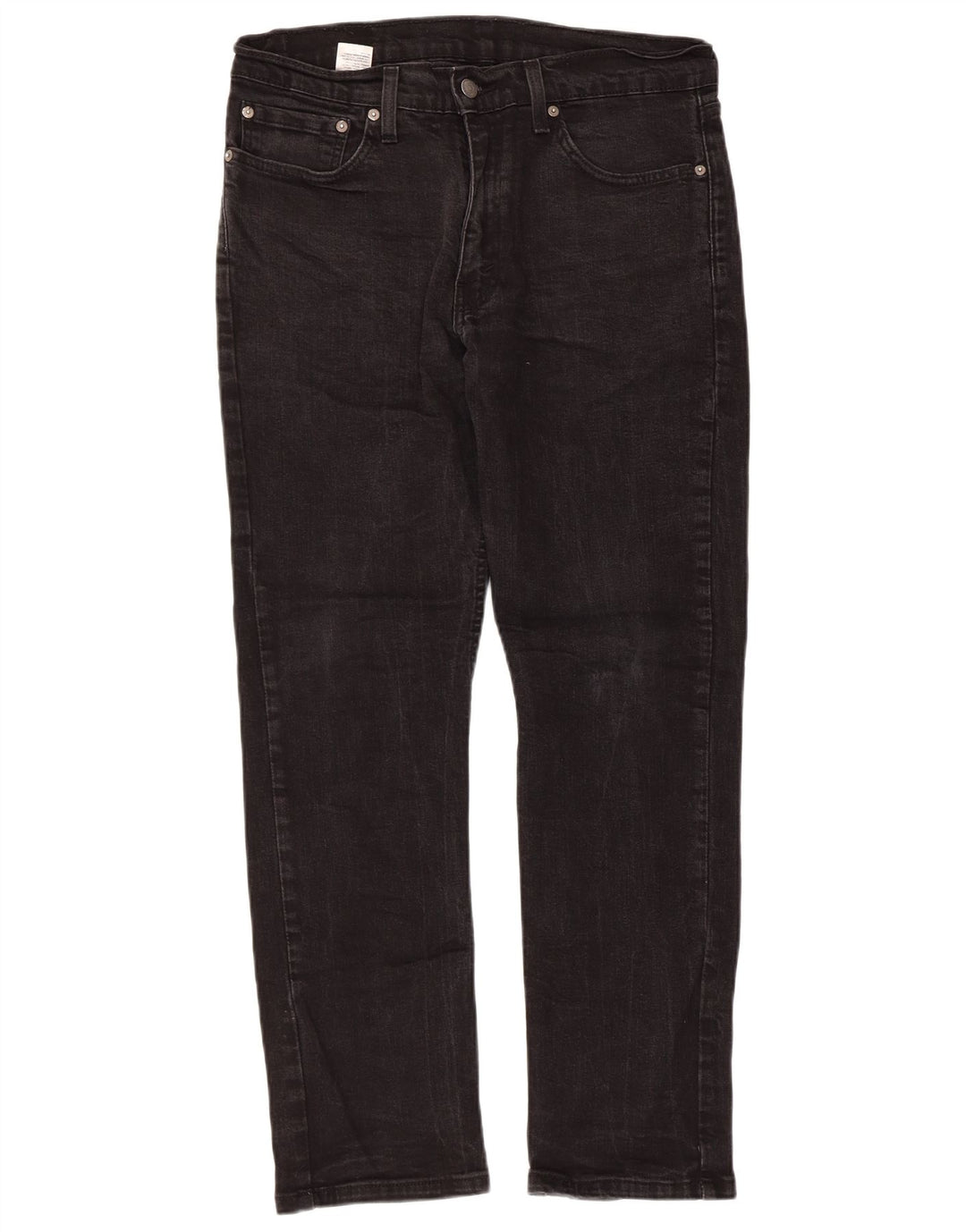 Levi's Mens Slim Jeans W34 L30 Algodão Preto