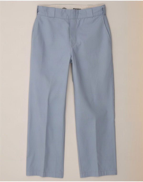 Calça Chino reta feminina Dickies W26 L25 azul poliéster