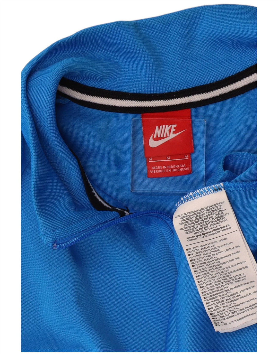 Nike Mens Tracksuit Top Jacket Médio Azul Poliéster