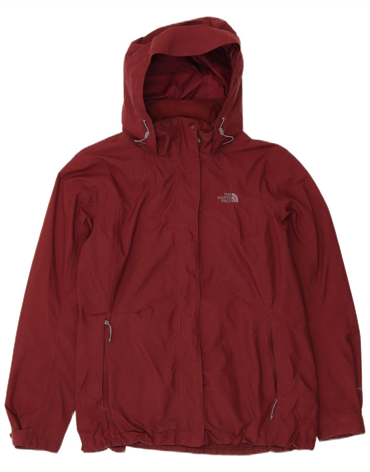 Jaqueta de chuva feminina com capuz grande THE NORTH FACE Reino Unido 18 XL marrom nylon