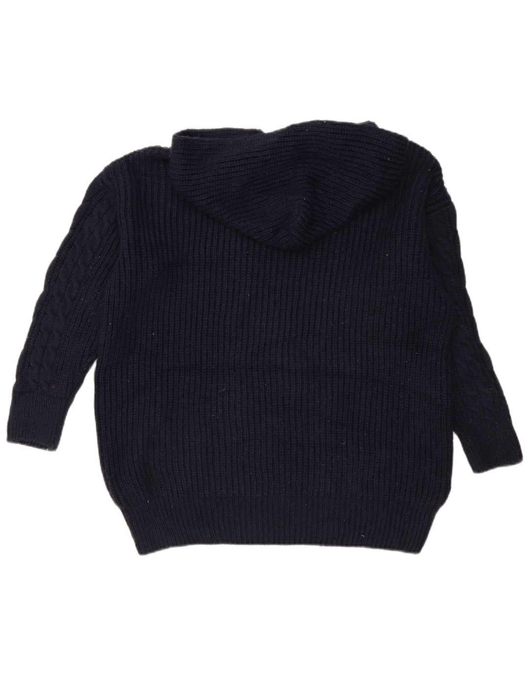 Suéter feminino Marks & Spencer de grandes dimensões Reino Unido 14 médio azul marinho