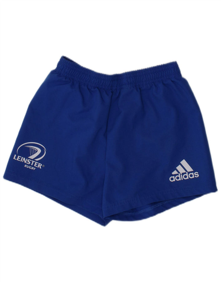 Shorts esportivos ADIDAS Leinster Rugby para meninos 5-6 anos azul poliéster