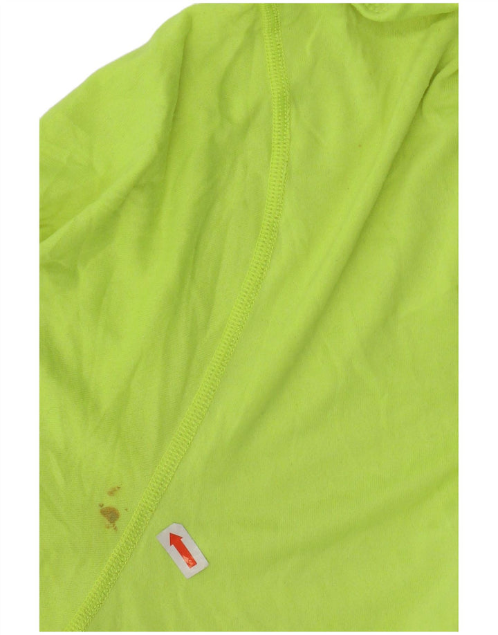 Camiseta masculina NIKE Dri Fit Top grande poliéster verde