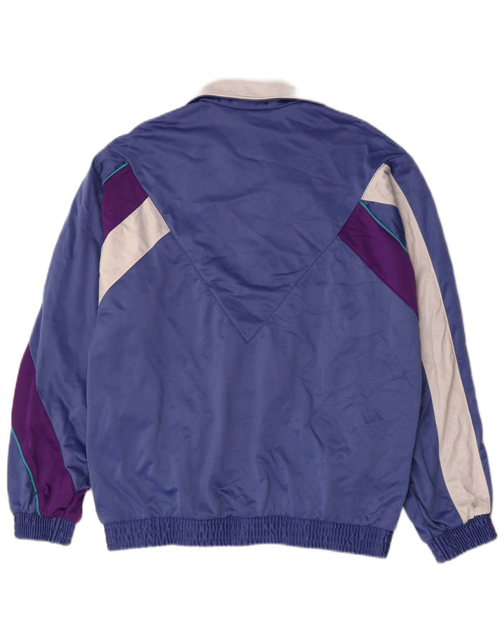 Lotto Mens Treino Top Jaqueta Grande Azul Colorblock Poliéster
