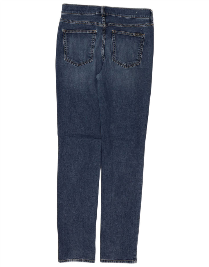 EDDIE BAUER Calça jeans feminina ligeiramente curvilínea US 4 pequena W28 L30 azul