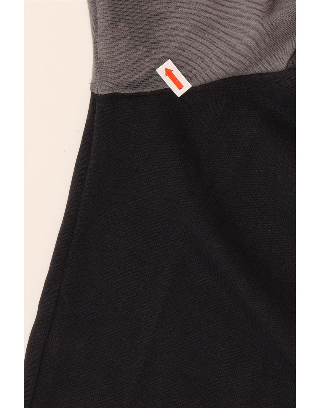 ADIDAS Mens Sweatshirt Jumper XL Preto Colorblock Algodão