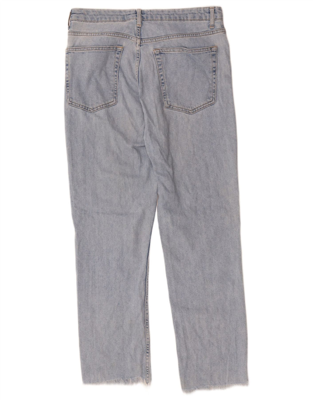 Jeans retos femininos Topshop W32 L27 algodão azul