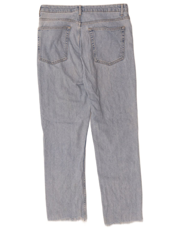 Jeans retos femininos Topshop W32 L27 algodão azul