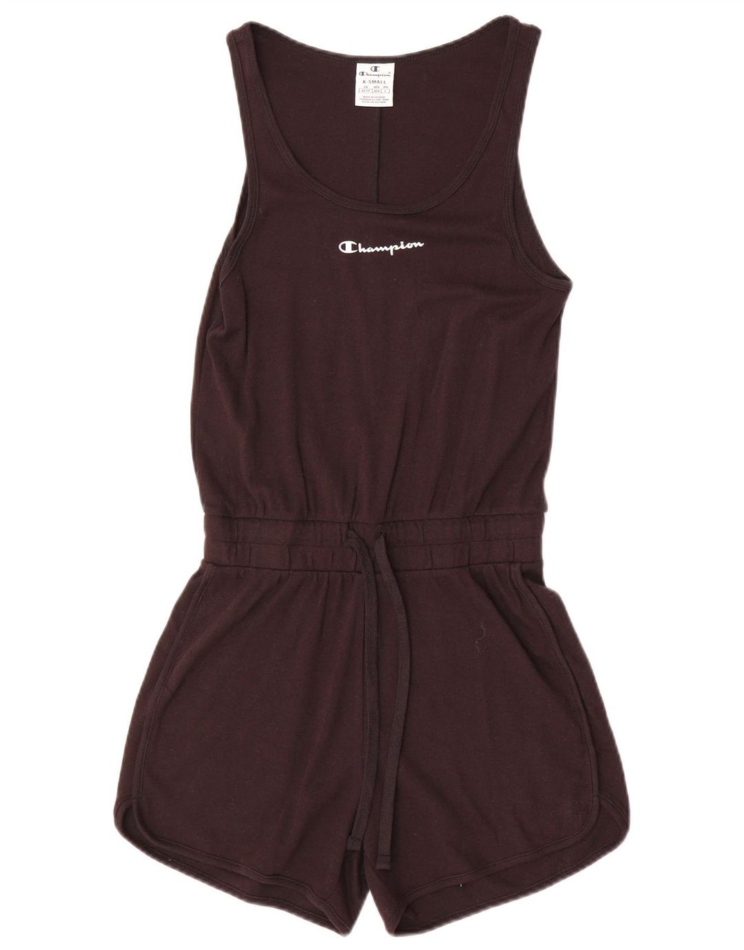 Macacão feminino sem mangas Champion UK 6 XS preto