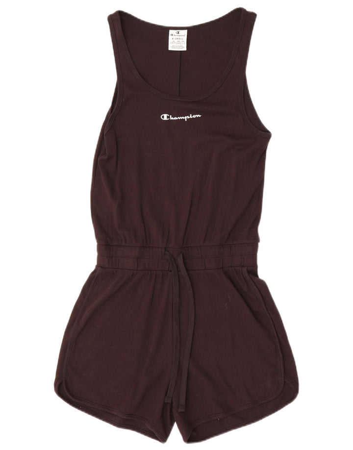 Macacão feminino sem mangas Champion UK 6 XS preto