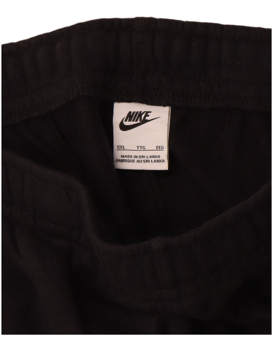 Calça de treino masculina Nike 2XL algodão preto