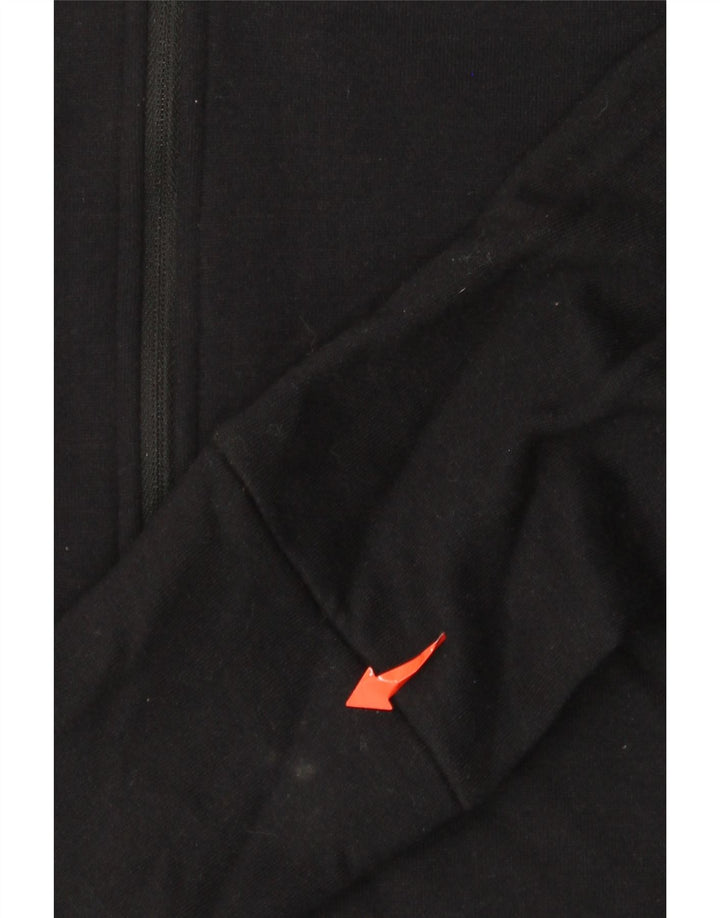 Suéter feminino Nike Dri Fit com capuz e zíper grande Reino Unido 10 pequeno preto