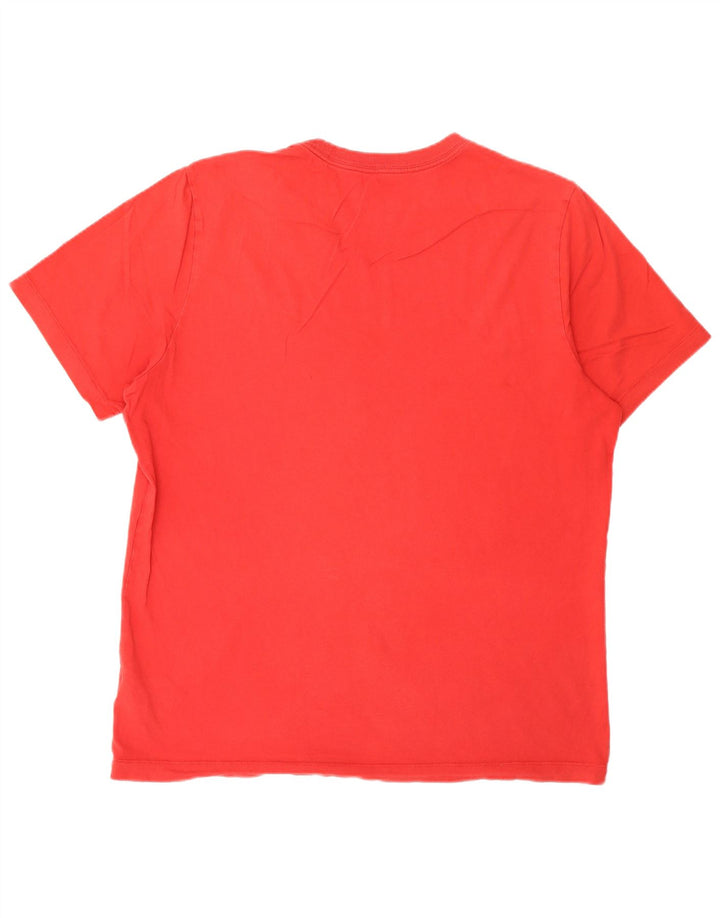Camiseta masculina Nike grande algodão vermelho