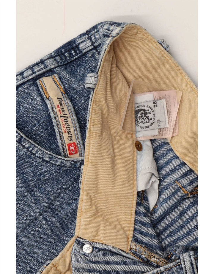 Diesel feminino bootcut jeans W28 L34 azul algodão