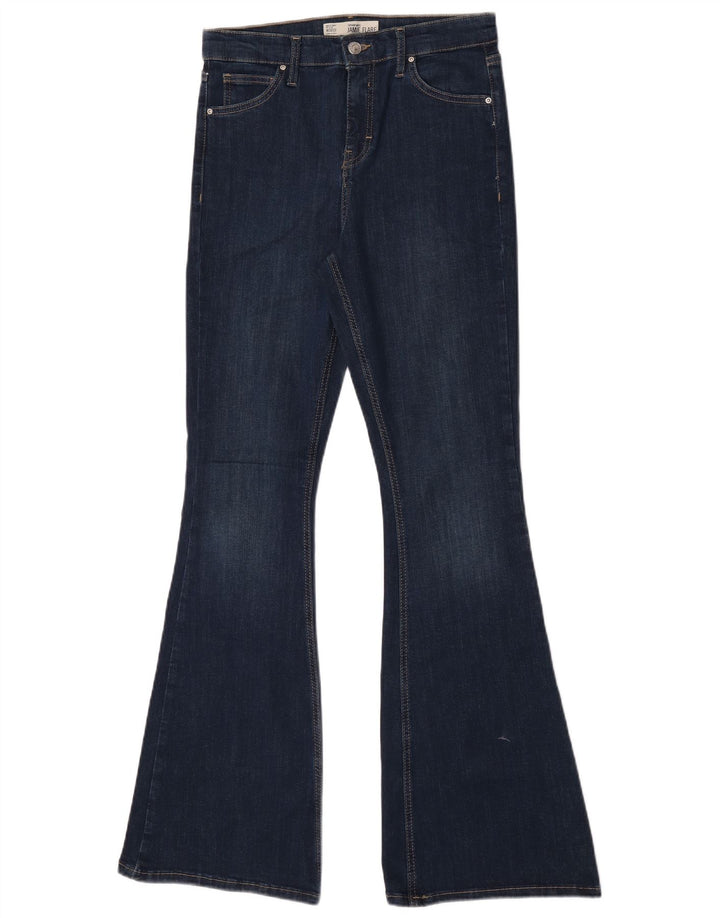 Jeans Jamie Flared feminino TOPSHOP W30 L32 algodão azul
